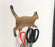 Hot Metal Hook Key Hanger Cat DecorativeTail Shaped Kitchen Wall Door Holder Clothes Storage Rack Seamless Hook Tool Accessories