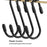 2pcs Stainless Steel S-shape Hook Kitchen Bedroom Multi-function Railing S Hanger Hook Clasp Holder Hooks Hanging Storage Tools